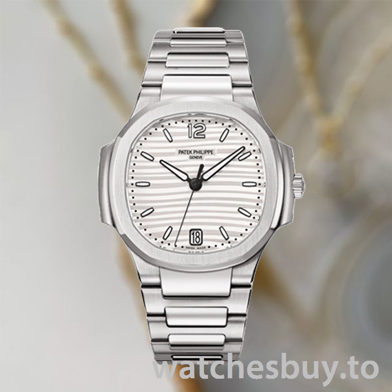 Patek Philippe Nautilus Ladies 32mm 7118/1A-010 White Dial Silver-tone - Image 2