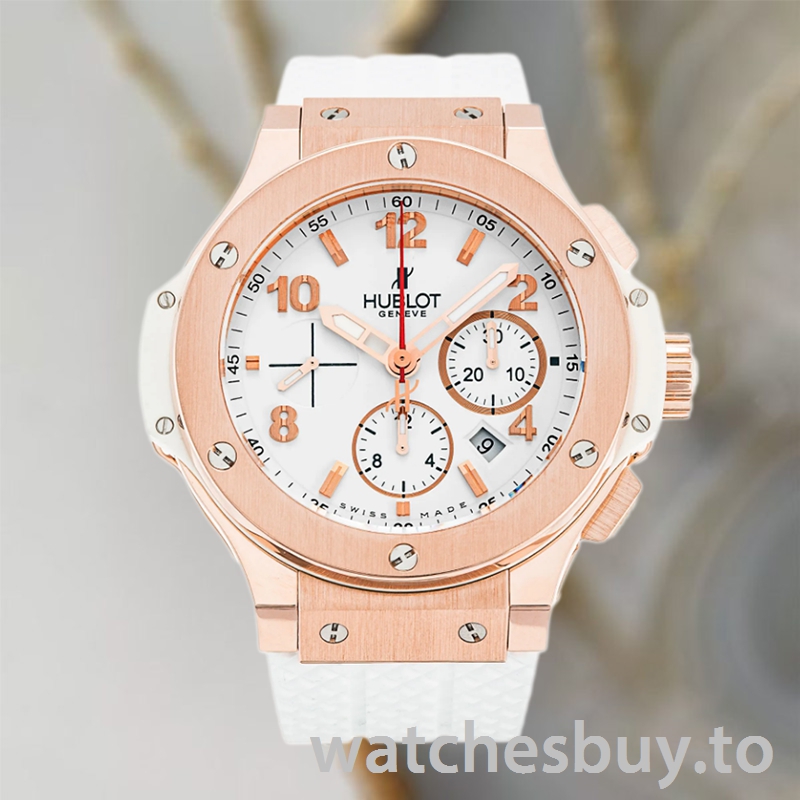 Hublot Big Bang 301.PE.230.RW.114 44mm Men Rubber Band Rose Gold-tone - Image 2