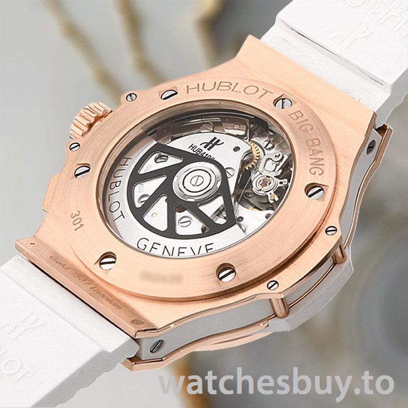 Hublot Big Bang 301.PE.230.RW.114 44mm Men Rubber Band Rose Gold-tone - Image 3