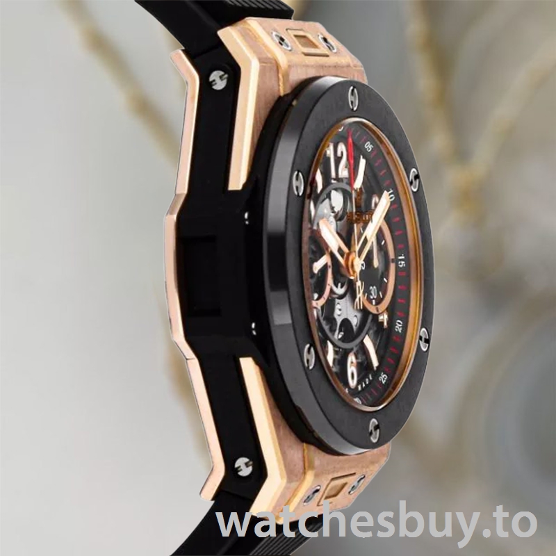 Hublot Big Bang 411.OM.1180.RX Men 46mm Rubber Band Skeleton Dial - Image 4