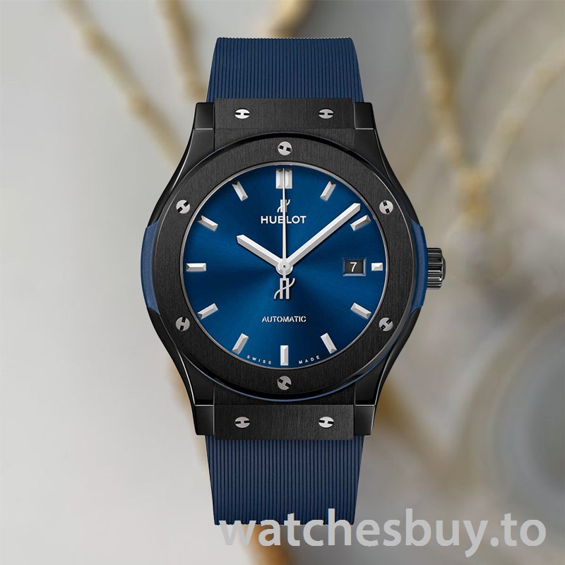 Hublot Classic Fusion Men's 542.CM.7170.RX/511.CM.7170.RX 43mm/42mm/45mm Rubber Band Black-tone - Image 2