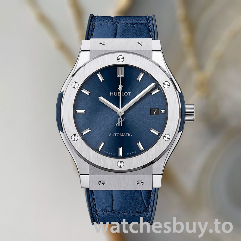 Hublot Classic Fusion 43mm/42mm/45mm Men's 511.NX.7170.LR/542.NX.7170.LR Blue Dial - Image 2