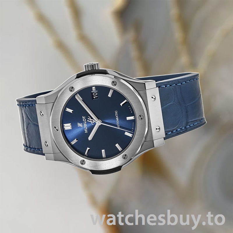 Hublot Classic Fusion 43mm/42mm/45mm Men's 511.NX.7170.LR/542.NX.7170.LR Blue Dial - Image 3