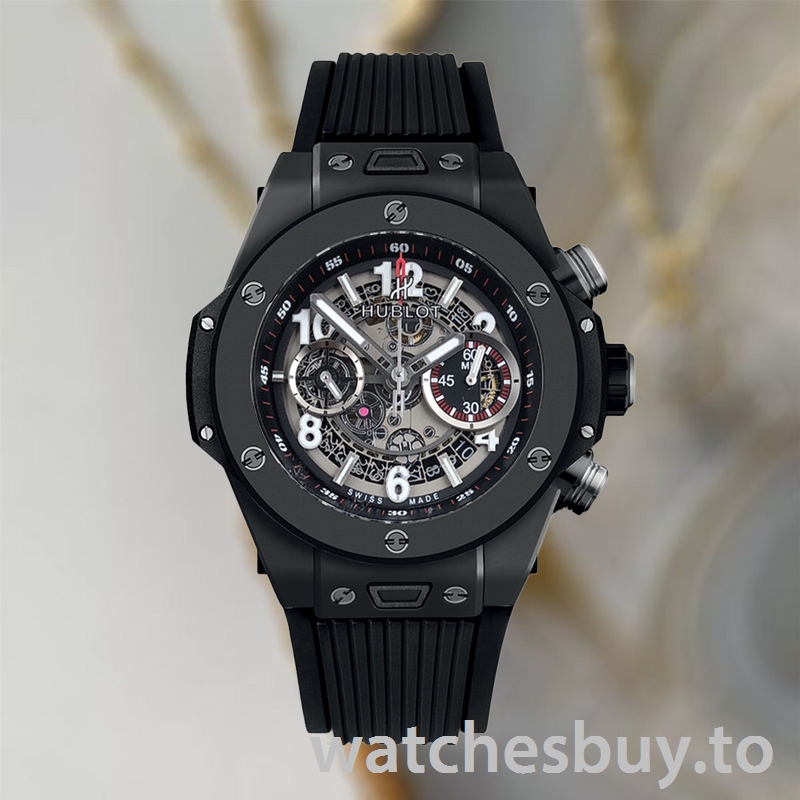 Hublot Big Bang Men 411.CI.1170.RX 44mm Rubber Band Skeleton Dial - Image 2