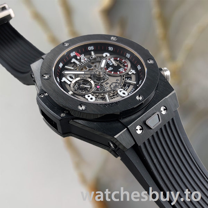 Hublot Big Bang Men 411.CI.1170.RX 44mm Rubber Band Skeleton Dial - Image 3