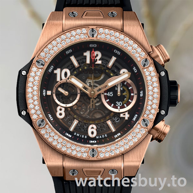 Hublot Big Bang 411.OX.1180.RX.1104 Men 44mm Rubber Band