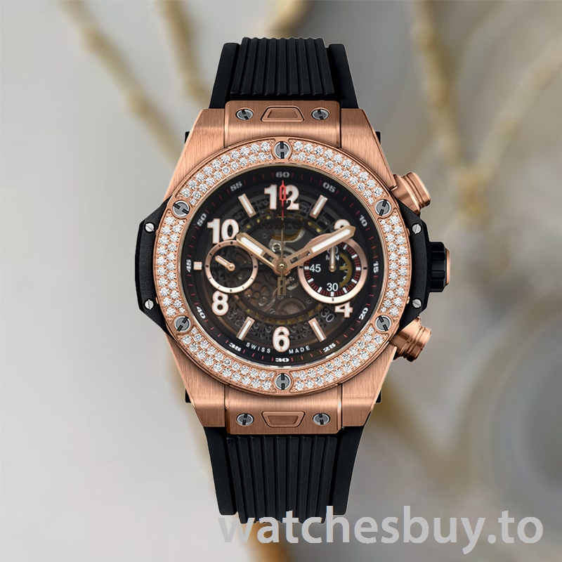 Hublot Big Bang 411.OX.1180.RX.1104 Men 44mm Rubber Band - Image 2