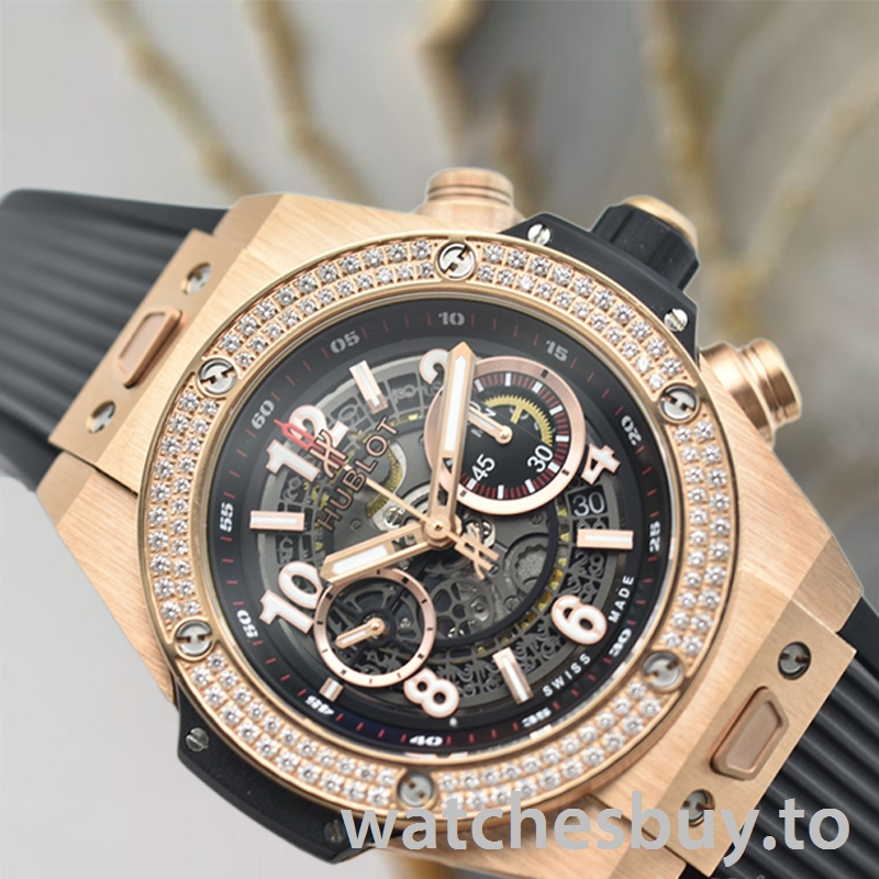 Hublot Big Bang 411.OX.1180.RX.1104 Men 44mm Rubber Band - Image 3