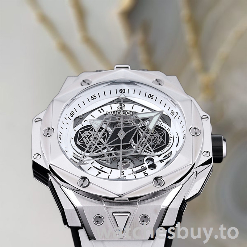Hublot Big Bang 418.NX.2001.RX.MXM20 Men 44mm Silver-tone - Image 3