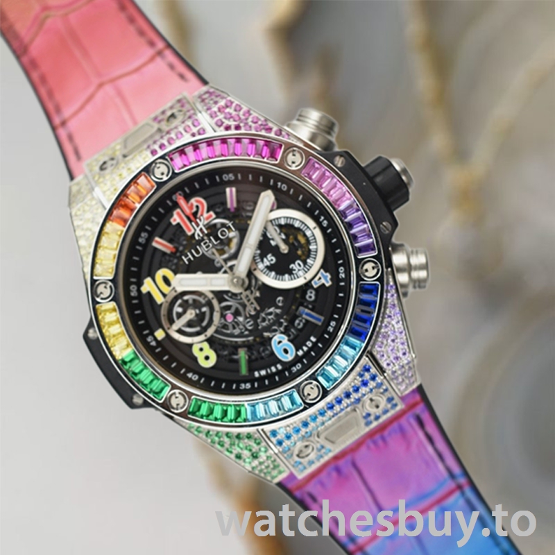 Hublot Big Bang 44mm Men 421.NX.1117.LR.0999 Diamonds Black Skeleton Dial - Image 3