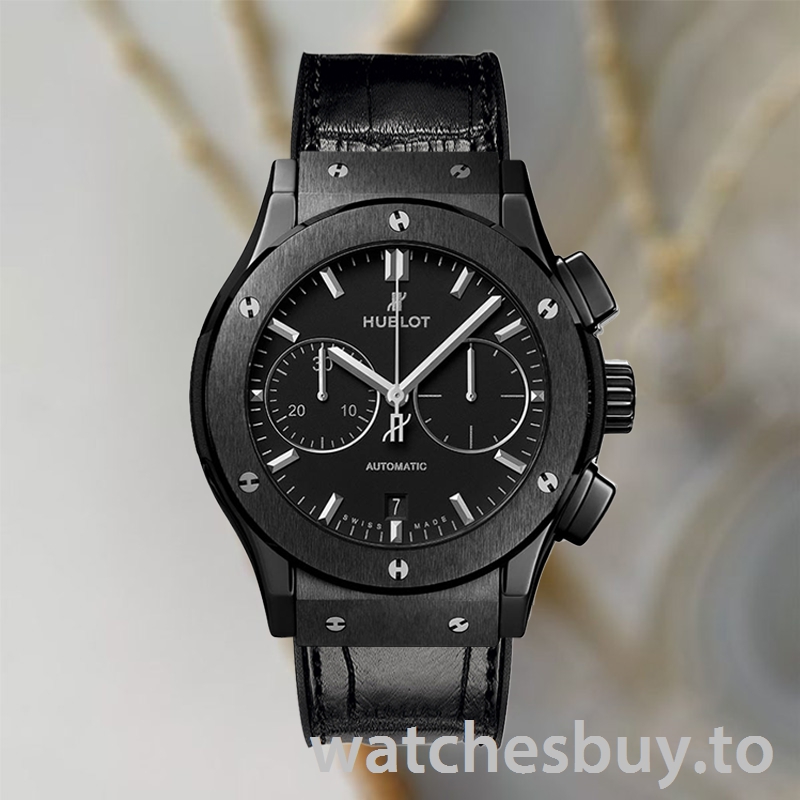 Hublot Classic Fusion 44mm Men 521.CM.1171.RX-001 Leather Strap - Image 2
