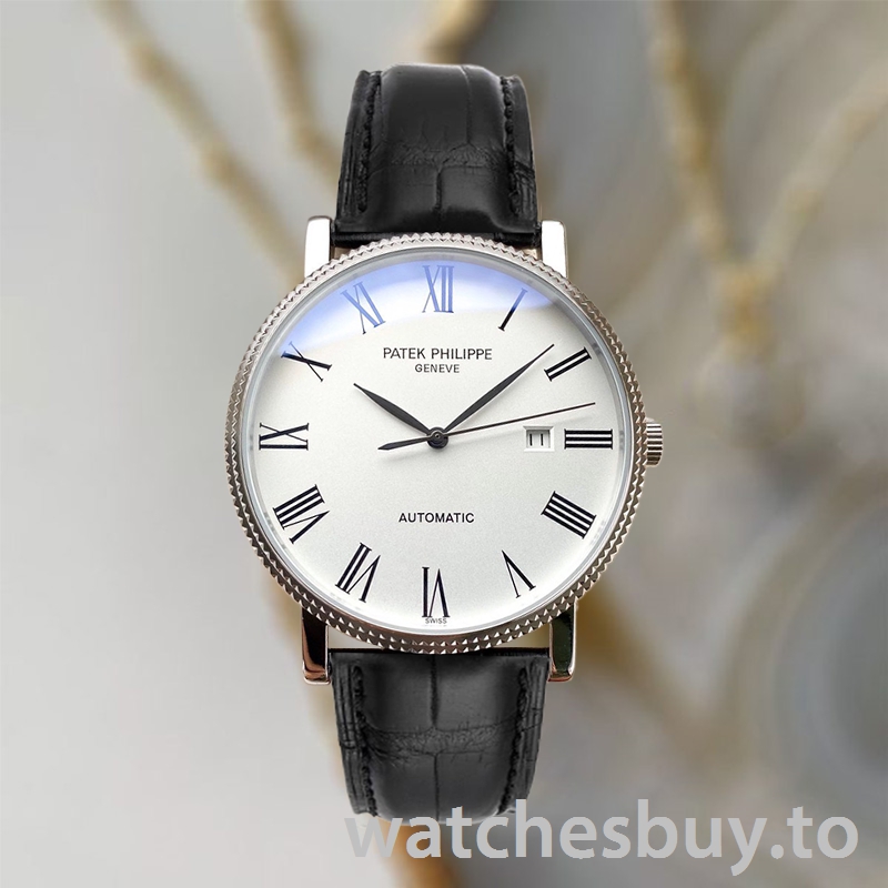 Patek Philippe Calatrava Men's 40mm CalatravaWRL006 Silver-tone White Dial - Image 2