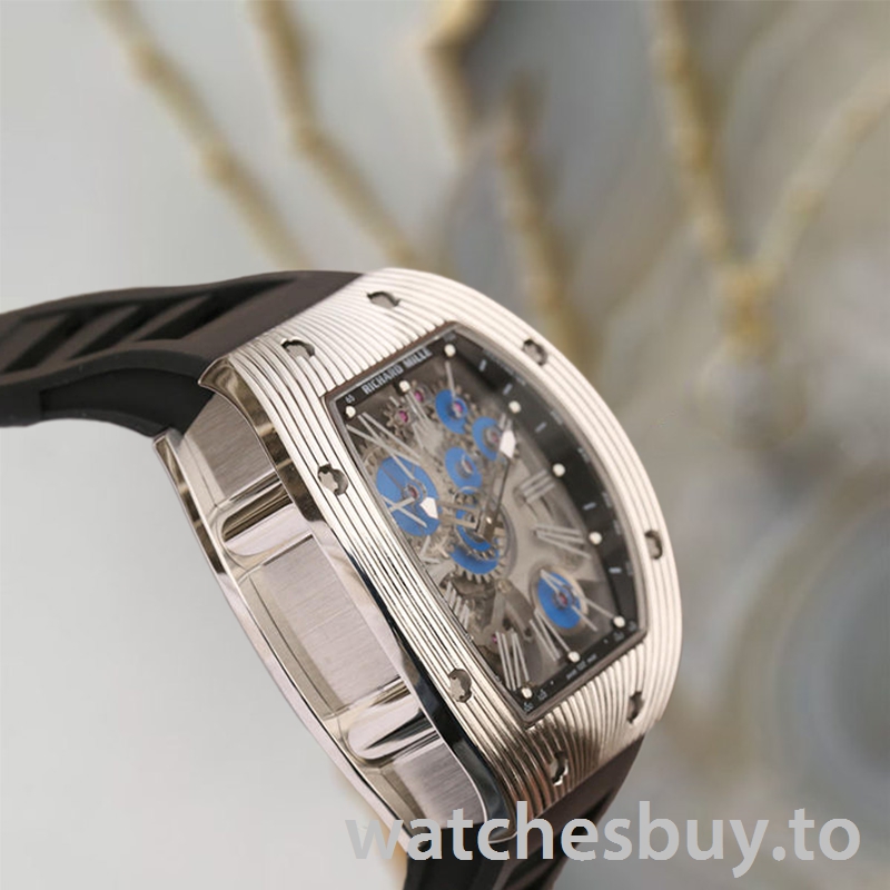 Richard Mille RM018 Around 48*39mm Men RM018-003 Silver-tone Stainless Steel - Image 3