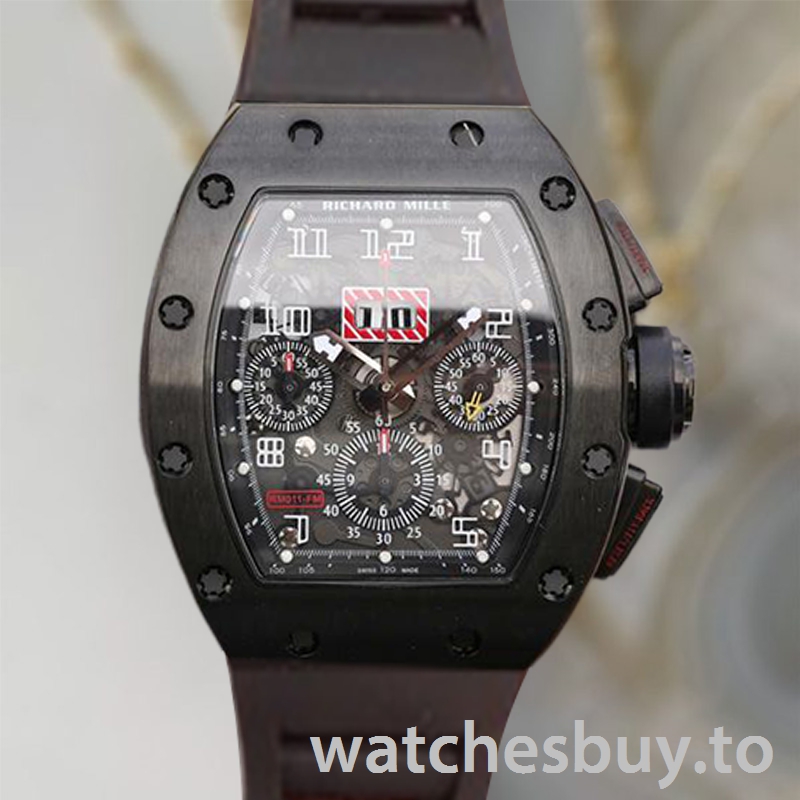 Richard Mille RM011 Around 50*42mm Men RM011-014 Titanium