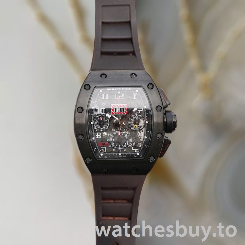Richard Mille RM011 Around 50*42mm Men RM011-014 Titanium - Image 2