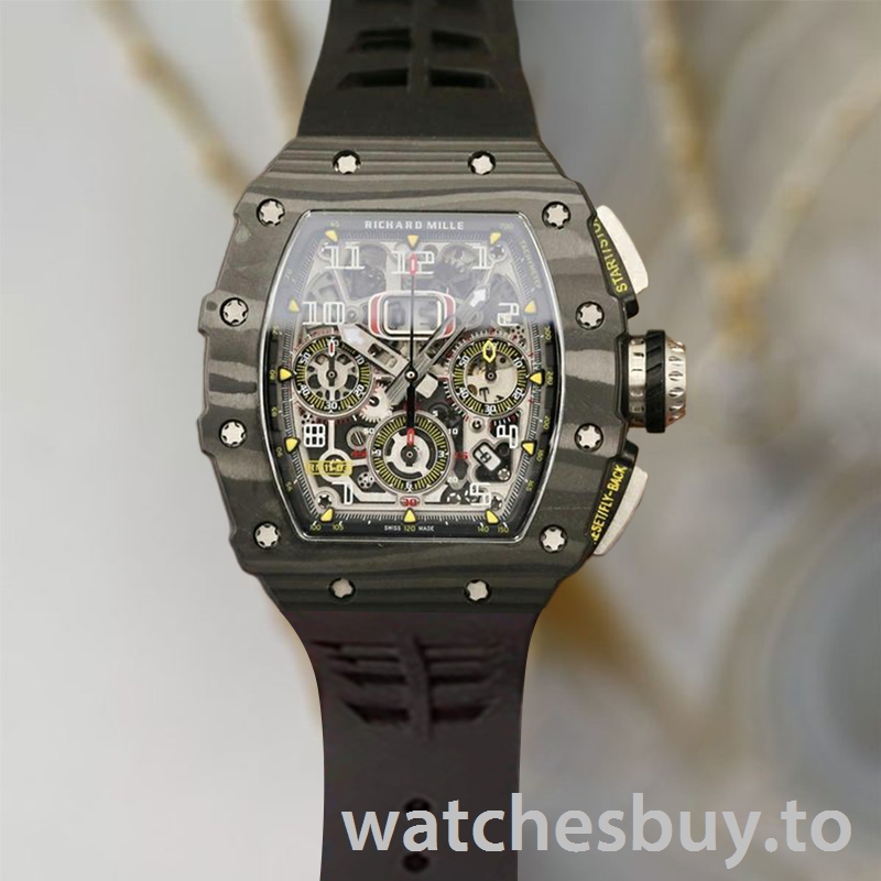 Richard Mille RM11-03 Men RM11-03-002 Around 50*40mm Rubber Band Titanium - Image 2