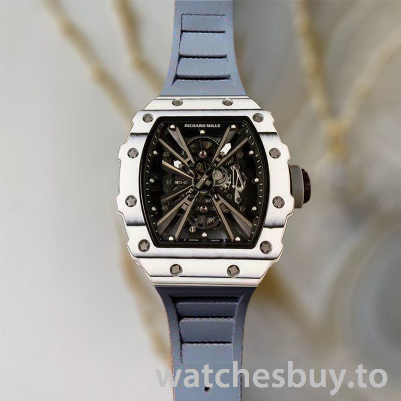 Richard Mille RM12-01 Around 50*42mm RM12-01-007 Men Rubber Band - Image 2
