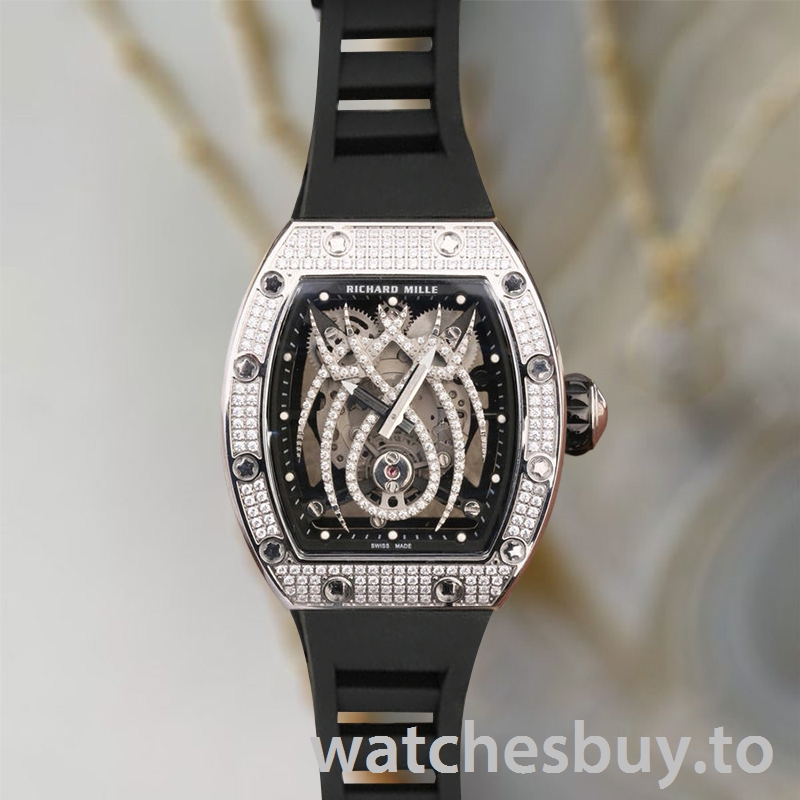 Richard Mille RM019 Around 45*38mm Men RM019-001 Rubber Band Hand Wind - Image 2