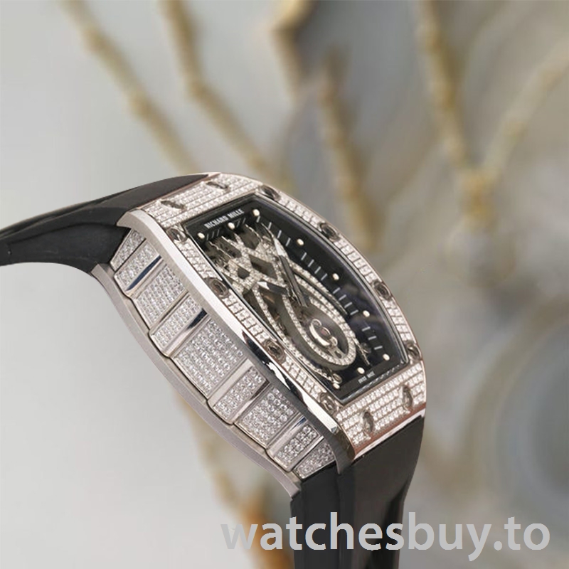 Richard Mille RM019 Around 45*38mm Men RM019-001 Rubber Band Hand Wind - Image 3