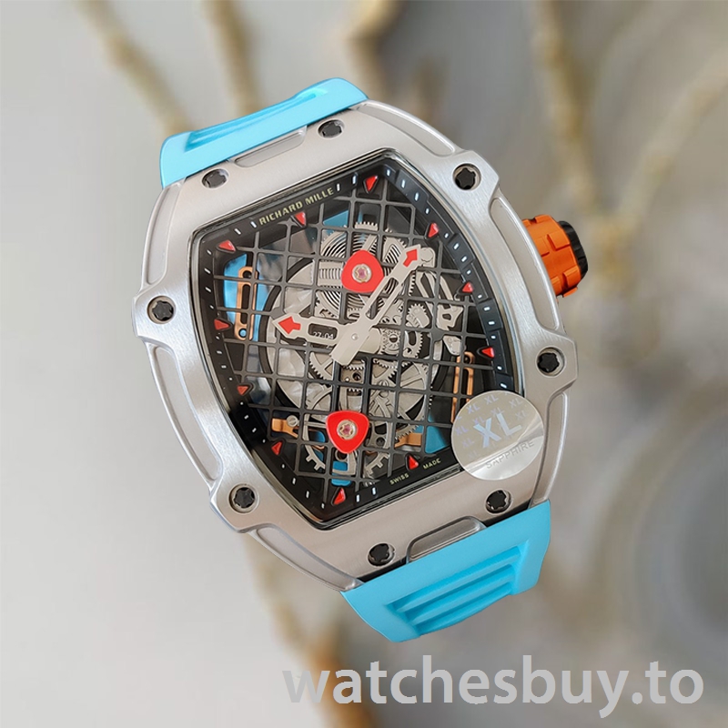 Richard Mille RM27-04 RM27-04-006 Men Around 38*48mm Rubber Band - Image 3