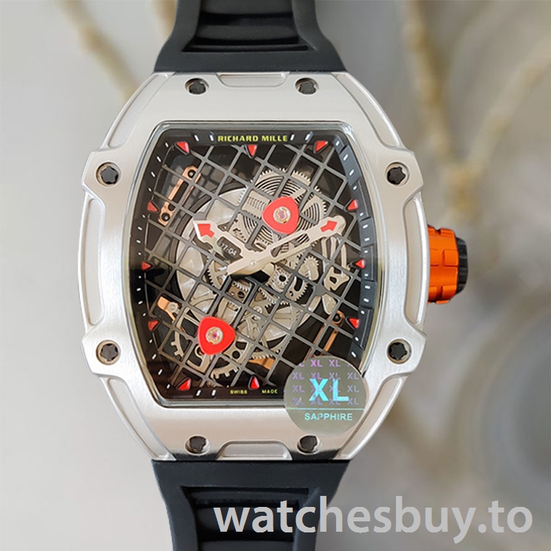 Richard Mille RM27-04 RM27-04-008 Men Around 38*48mm Transparent Dial Stainless Steel