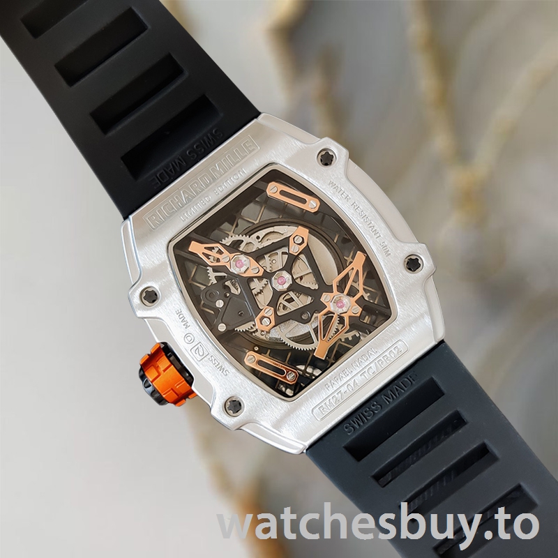 Richard Mille RM27-04 RM27-04-008 Men Around 38*48mm Transparent Dial Stainless Steel - Image 3