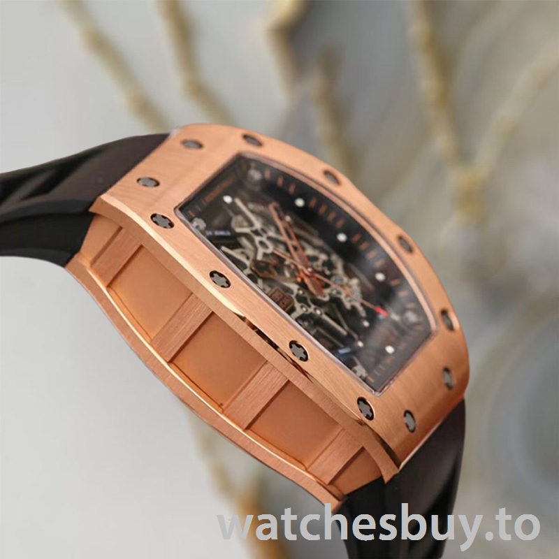 Richard Mille RM035 RM035-003 Men Around 50*42mm Rose Gold-tone Mechanical - Image 3