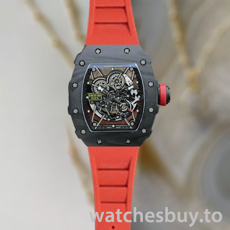 Richard Mille RM35-02 Around 50*42mm Men RM35-02-005 Transparent Dial - Image 2