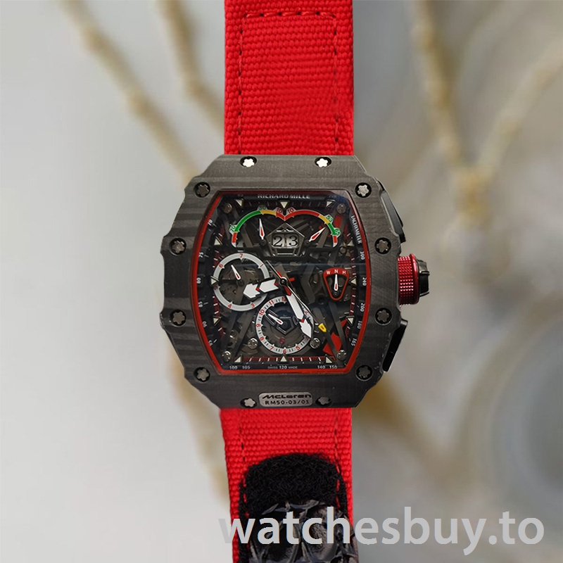 Richard Mille RM50-03 Men RM50-03-001 Around 50*44.5mm Transparent Dial Titanium - Image 2