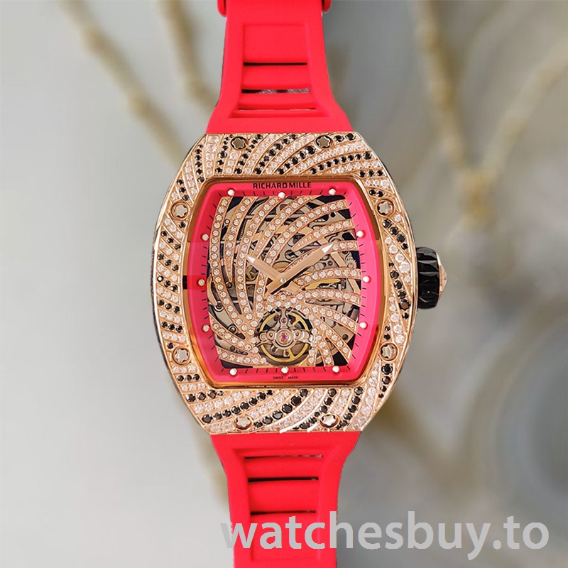 Richard Mille RM51-02 RM51-02-009 Ladies Around 48*40mm Rubber Band - Image 2