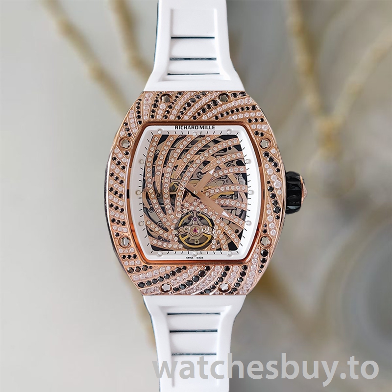 Richard Mille RM51-02 RM51-02-009 Ladies Around 48*40mm Rubber Band - Image 4