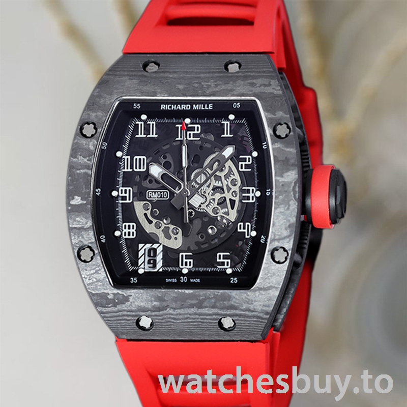 Richard Mille RM 010 Men 50*42mm RM 010-005 Rubber Band