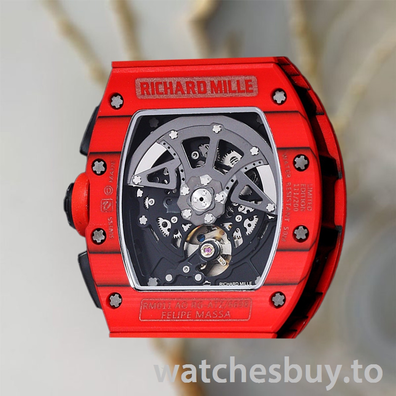 Richard Mille RM 011 Men 50*40mm RM 011-033 Automatic Ceramics Bezel - Image 3