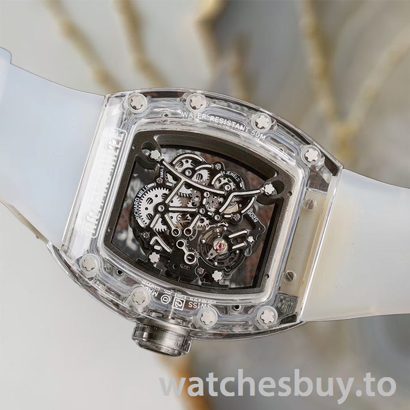 Richard Mille RM055 RM055 Men Around 50*40mm Rubber Band - Image 4