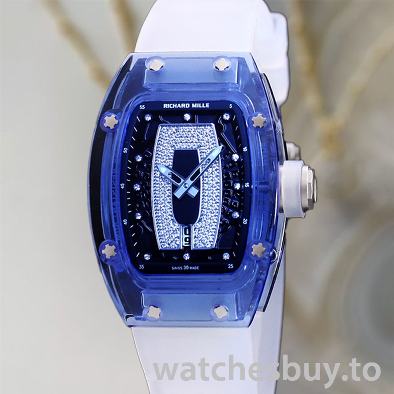 Richard Mille RM 07-02 RM 07-02-006 Ladies 46*32mm Transparent Blue