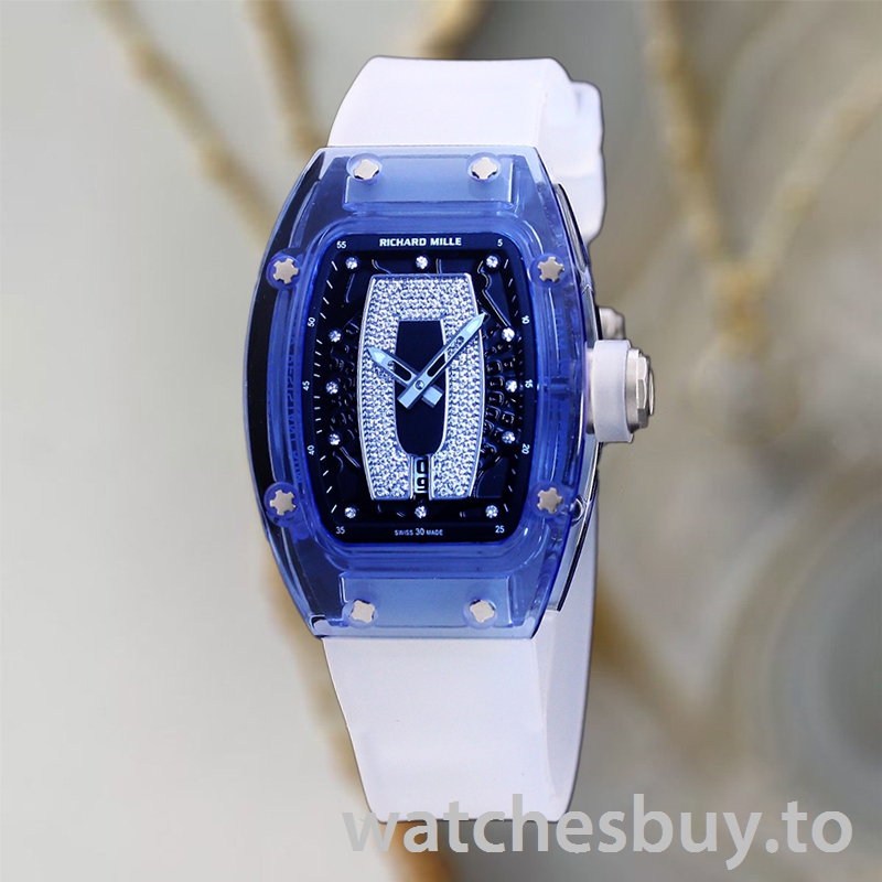Richard Mille RM 07-02 RM 07-02-006 Ladies 46*32mm Transparent Blue - Image 2