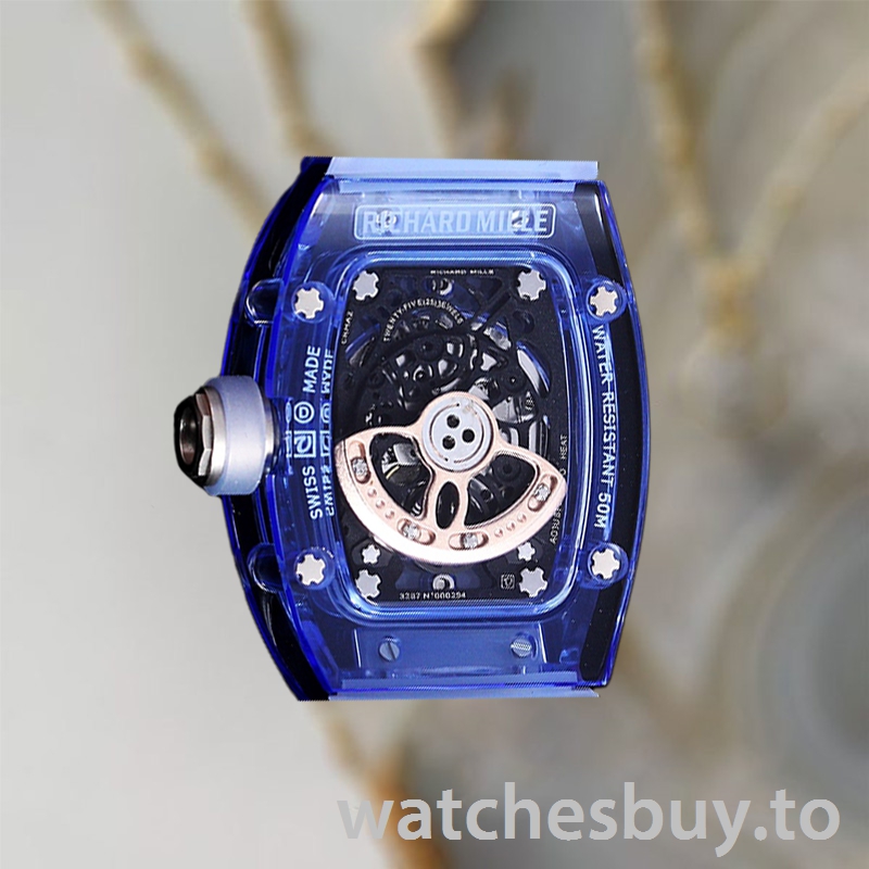 Richard Mille RM 07-02 RM 07-02-006 Ladies 46*32mm Transparent Blue - Image 3