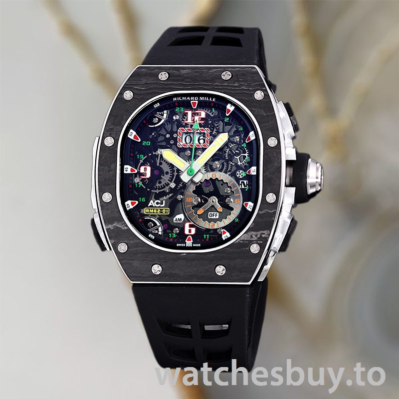 Richard Mille RM 62-01 Men 50*42mm RM 62-01-002 Transparent Dial Automatic - Image 2