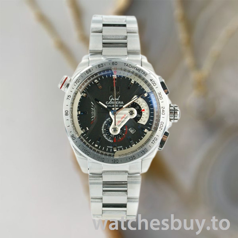Tag Heuer Carrera Men's CAV5115.BA0902 43mm Bracelet Japanese Quartz - Image 2
