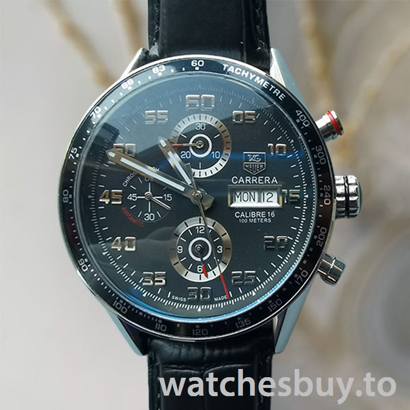 Tag Heuer Carrera Men's CV2A1R.FC6235 43mm Silver-tone