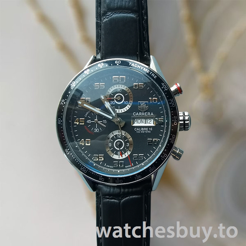 Tag Heuer Carrera Men's CV2A1R.FC6235 43mm Silver-tone - Image 2