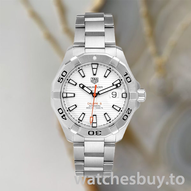 Tag Heuer Aquaracer 43mm Men's WAY2013.BA0927 Bracelet Automatic - Image 2