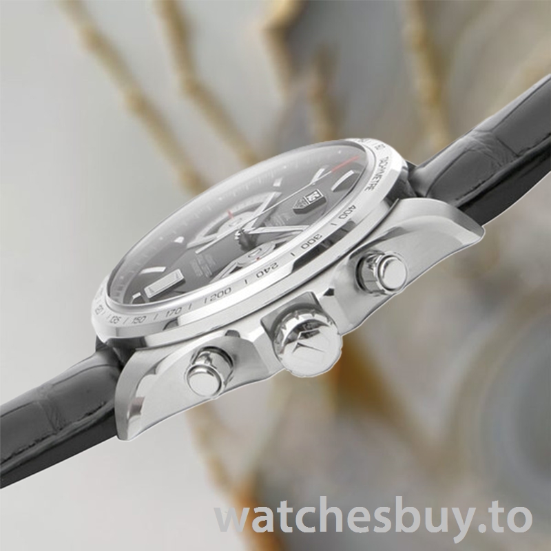 Tag Heuer Grand Carrera Men 43mm CAV511A.FC6225 Silver-tone - Image 3