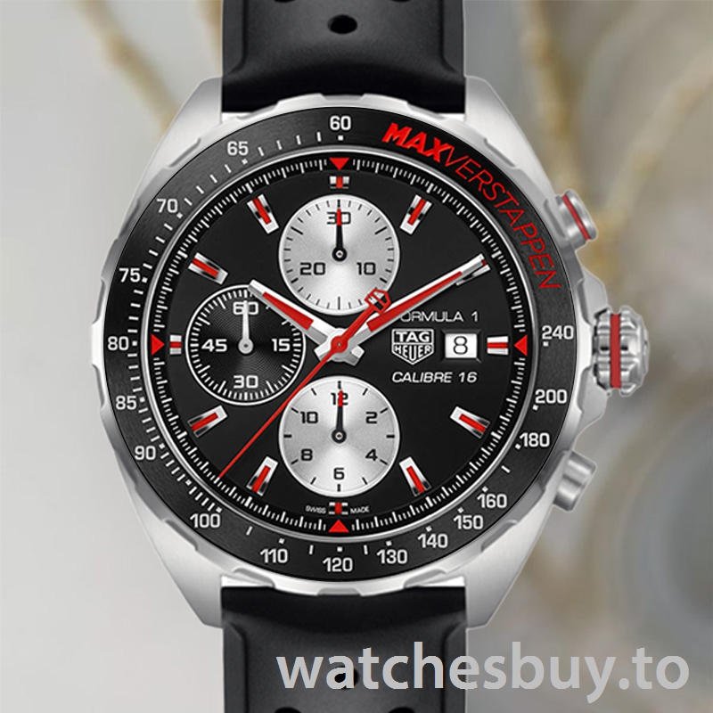Tag Heuer Formula 1 Men 43mm CAZ2018.BA0970-002 Silver-tone Black Dial
