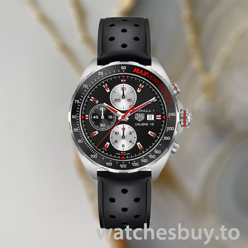 Tag Heuer Formula 1 Men 43mm CAZ2018.BA0970-002 Silver-tone Black Dial - Image 2