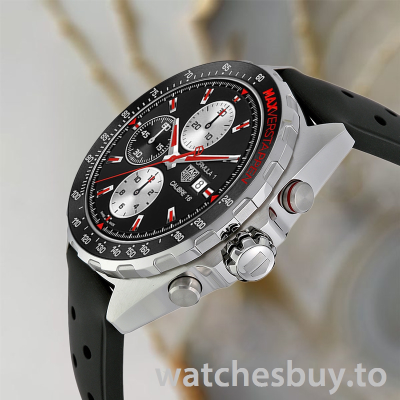 Tag Heuer Formula 1 Men 43mm CAZ2018.BA0970-002 Silver-tone Black Dial - Image 3