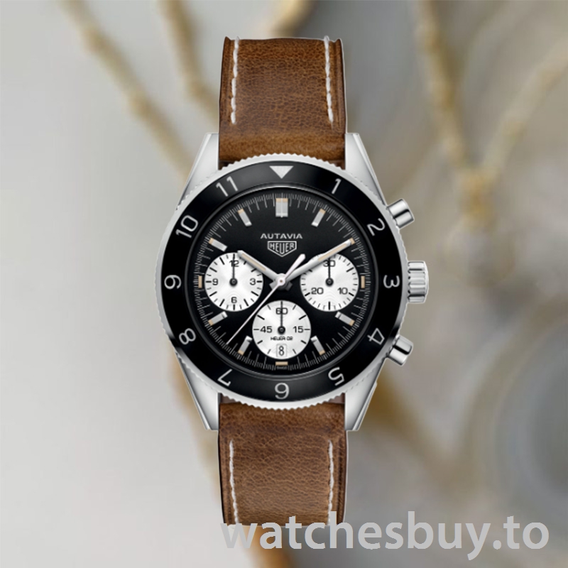 Tag Heuer Autavia 43mm CBE2110.FC8226 Men Leather Strap Quartz - Image 2