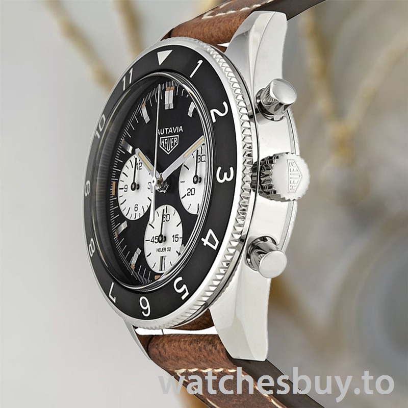 Tag Heuer Autavia 43mm CBE2110.FC8226 Men Leather Strap Quartz - Image 3