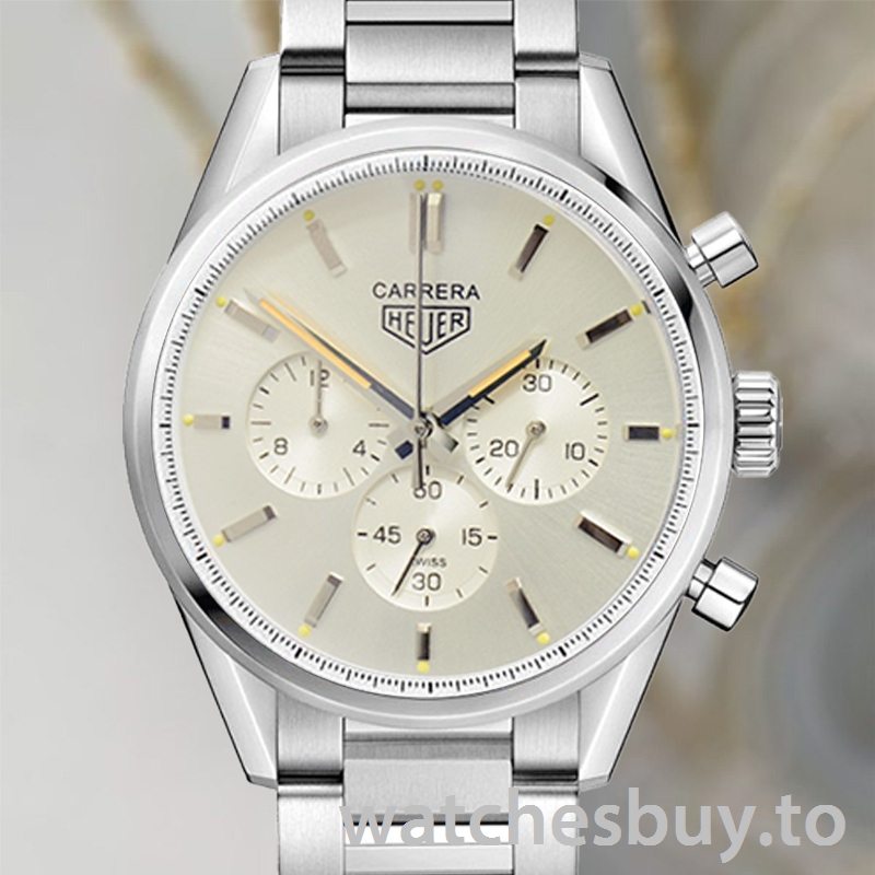 Tag Heuer Carrera CBK221B.FC6479-001 43mm Men Silver-tone