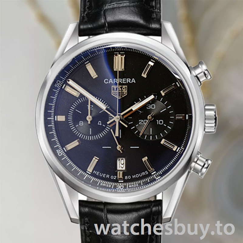 Tag Heuer Carrera 43mm Men CBN2010.BA0642-001 Black Dial